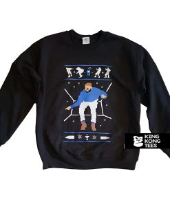 1-800 Hotline Bling Ugly Christmas Drake sweatshirt