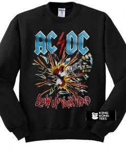 ACDC Blow Up Your Video sweatshirt