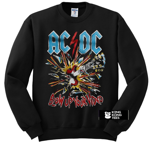 ACDC Blow Up Your Video sweatshirt