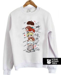 BTS Chibi Signatures sweatshirt