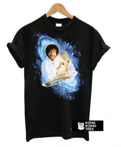 Bob Ross Galaxy Painting Graphic t shirt