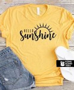 Camping sunshine t shirt