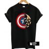 Captain America Harajuku Spider Skull t shirt