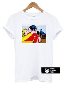 Comic Strip Kiss t shirt