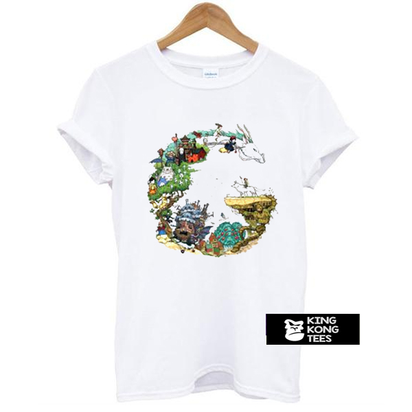 Dragon Studio Ghibli t shirt