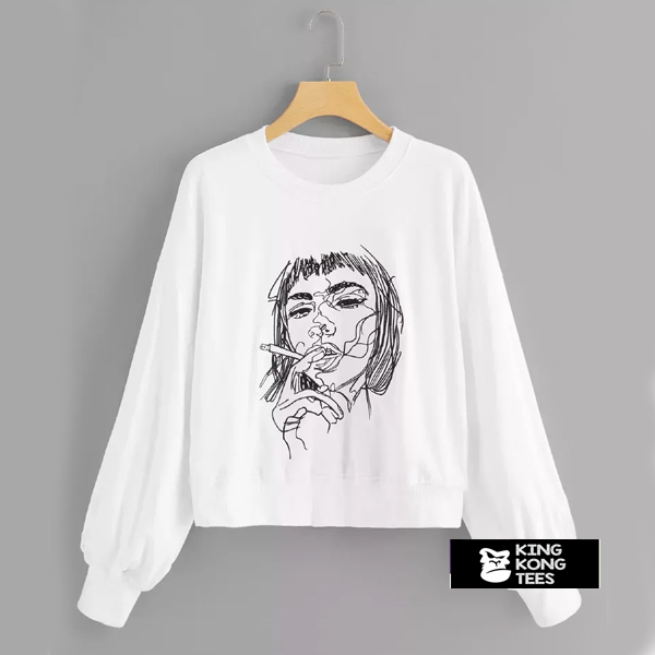 Figure Embroidered sweatshirt