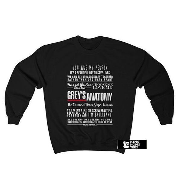 Greys Anatomy Quotes Unisex Heavy Blend Crewneck Sweatshirt