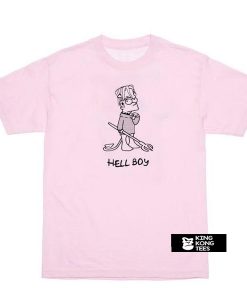 Hellboy Bart Simpson t shirt