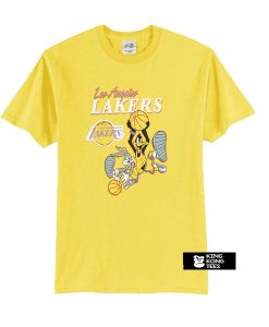 Los Angeles Bugs Bunny Lakers Space Jam t shirt