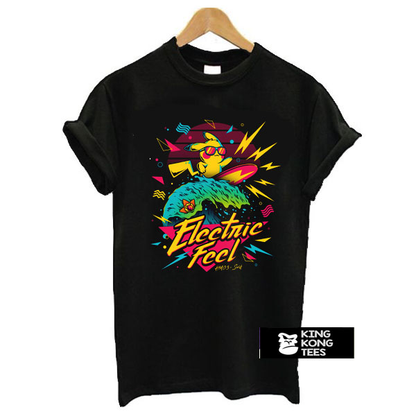 Pikachu Electric Feel t shirt