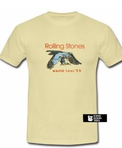 Rolling Stones World Tour 75 t shirt