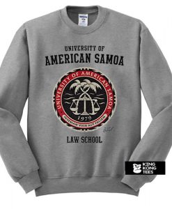 University of American Samoa Law School sweatshirt