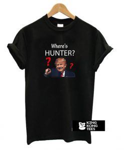 Where’s Hunter Trump Rally Impeachment Investigation t shirt