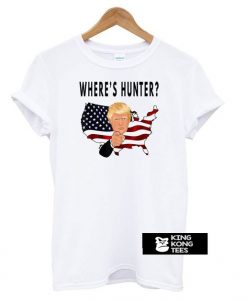 Where’s Hunter – Cops for Trump tshirt