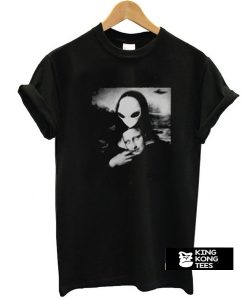 Alien Mona Lisa t shirt