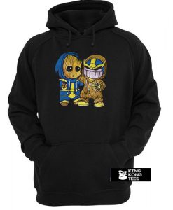 Baby Groot And Thanos hoodie