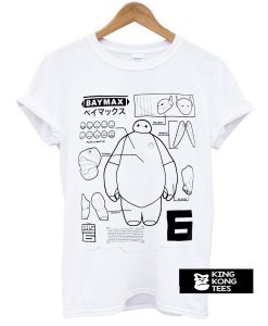 Big Hero Baymax Schematic t shirt