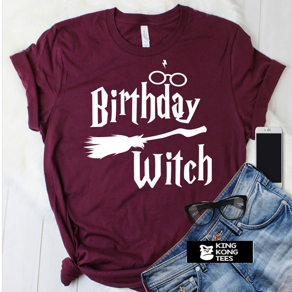 Birthday Witch t shirt