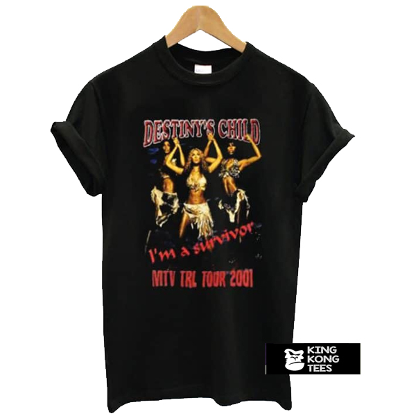 Destinys Child I'm a Survivor MTV TRL Tour t shirt