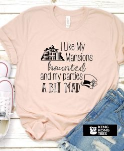 Haunted Mansion ,Mad Hatter ,Alice, Disney t shirt