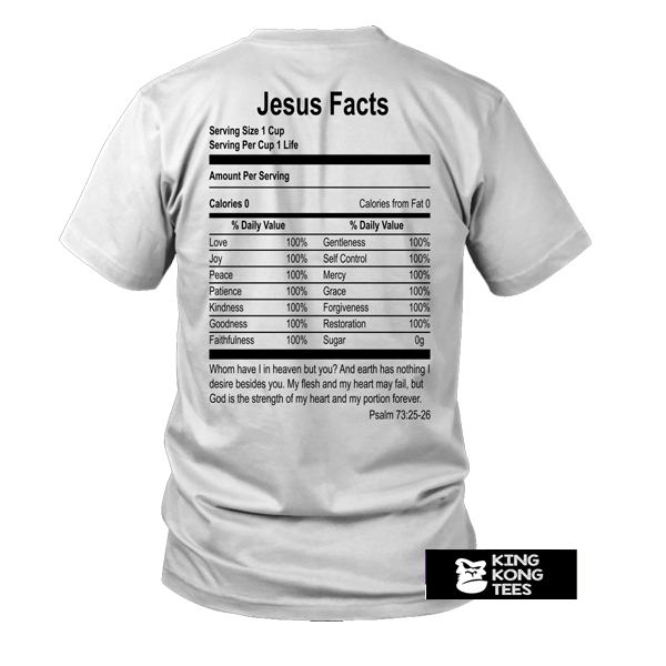 Jesus Facts t shirt