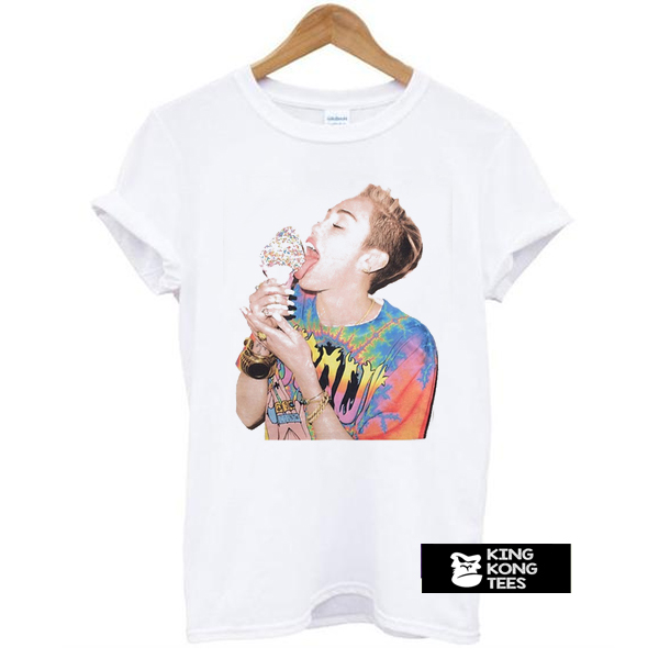 Miley Cyrus ice cream t shirt