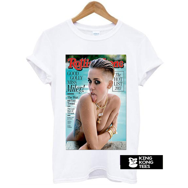 Miley Cyrus rolling stone cover t shirt