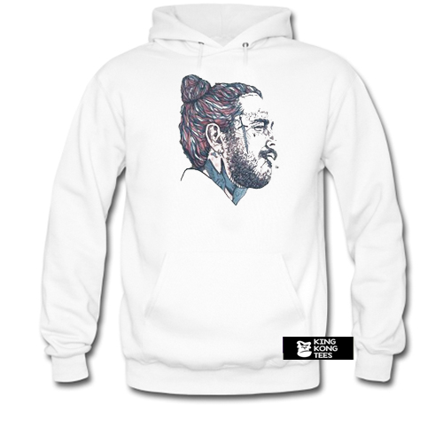 Post Malone Face Art hoodie