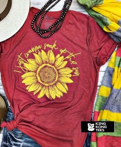 Red Sunflower t shirt