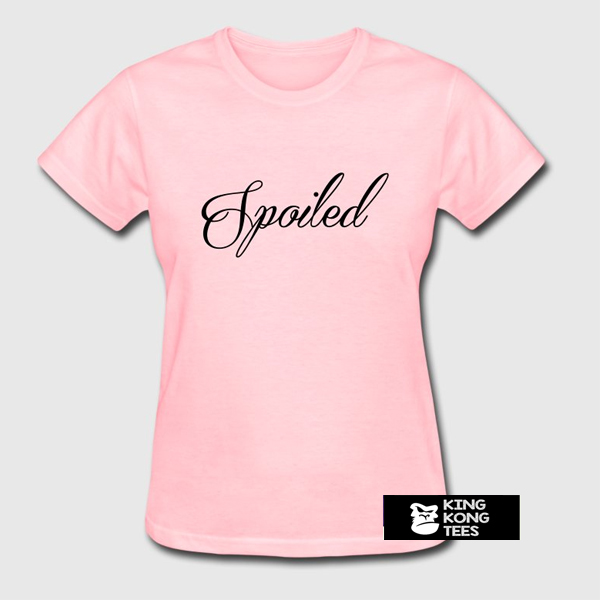 Spoiled pink t shirt
