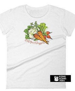 Vegan Garden Vegetable Vegetarian Womens Graphic t shirt