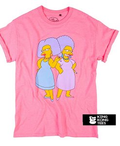Women's Hot Pink The Simpsons Patty t shirt