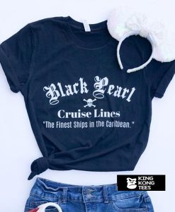 black pearl cruise lines t shirt