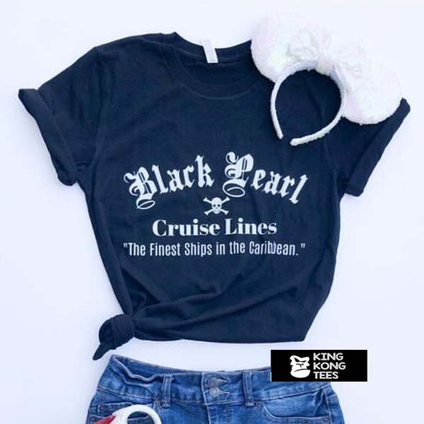 black pearl cruise lines t shirt