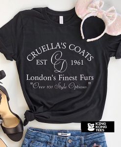 cruella's coats t shirt