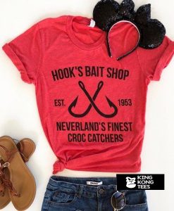 hook's bait shop t shirt