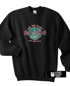 save the planet hard rock cafe los angeles sweatshirt