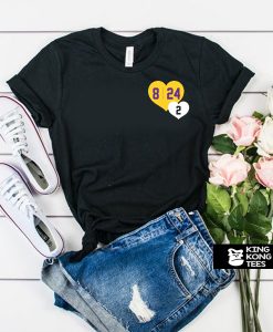 8 24 2 Kobe & Gigi in Hearts t shirt