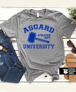 ASGARD UNIVERSITY T SHIRT - INSPIRED BY THOR LOKI AVENGERS