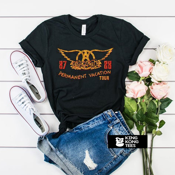 Aerosmith Permanent Vacation Tour t shirt