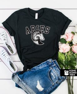 Aries t shirt black