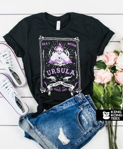 Disney Villains Ursula Tarot Card t shirt