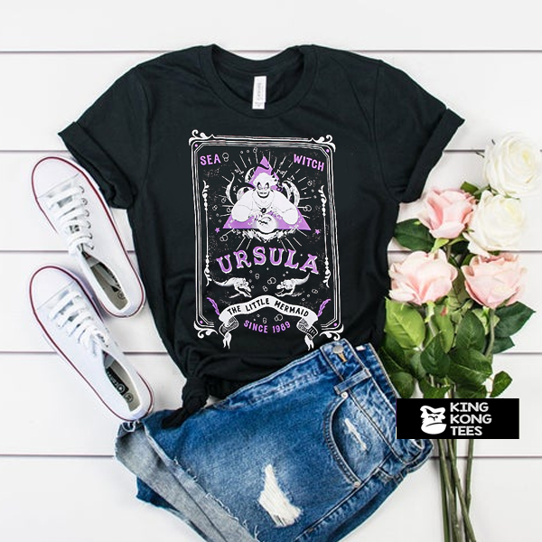 Disney Villains Ursula Tarot Card t shirt