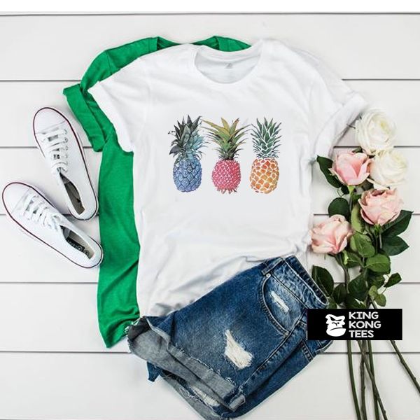Fashion Pineapple fruits t shirt