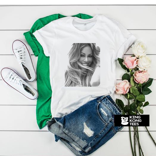 Greyscale Close Up – Mariah Carey t shirt