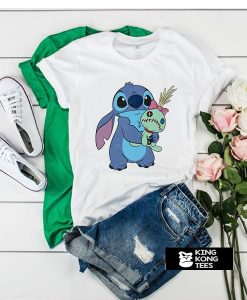 Lilo & Stitch Ohana Stitch & Scrump Girls t shirt