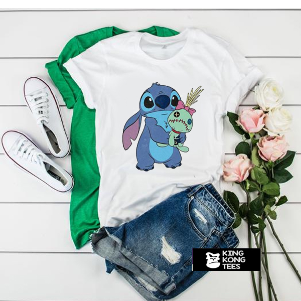 Lilo & Stitch Ohana Stitch & Scrump Girls t shirt