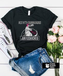 Mess with grammarsaurus and you’ll get Jurasskicked t shirt