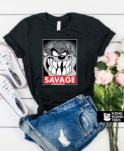 Savage Tazmanian t shirt