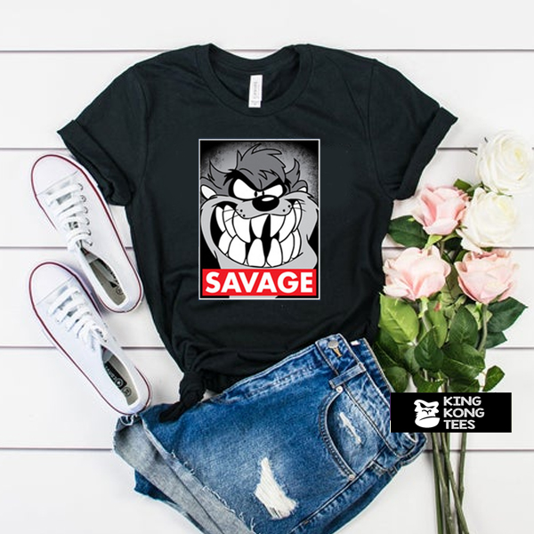 Savage Tazmanian t shirt